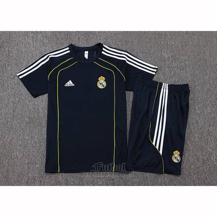 Chandal del Real Madrid Manga Corta 2025-2026 Azul - Pantalon Corto